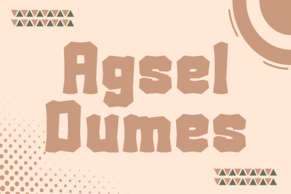 Agsel Dumes: A Bold Display Font for Halloween Web Design