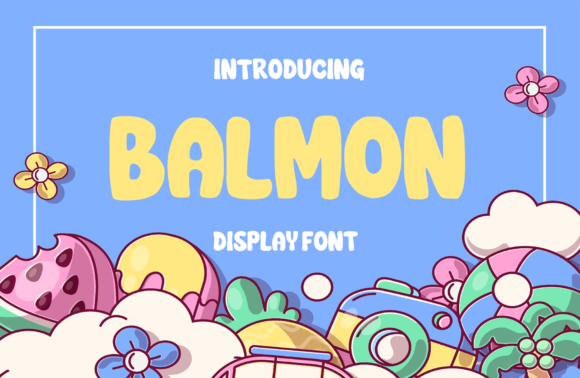 Balmon Display Font for Small Business Branding