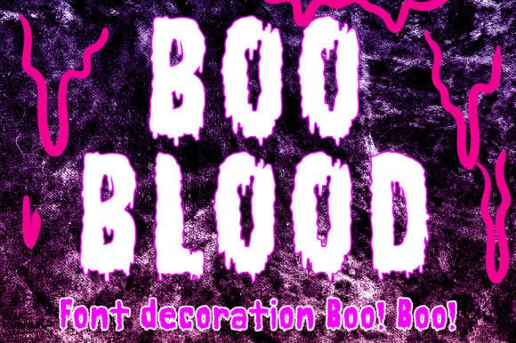 Boo Blood: A Bold Display Font for Halloween Campaigns