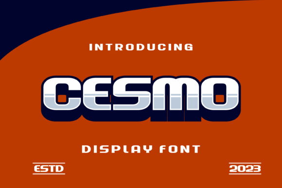 Cesmo: A Distinctive Display Font for Digital Branding
