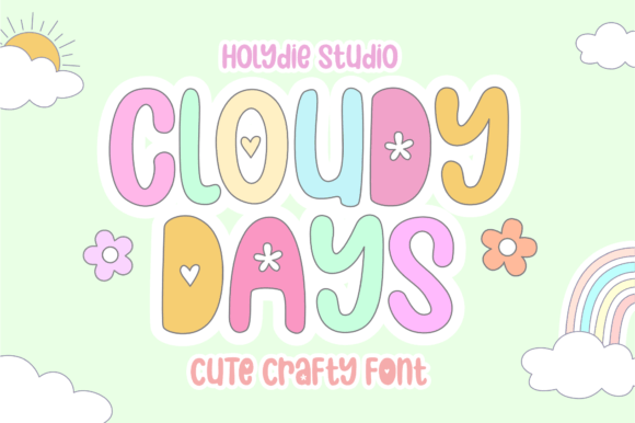 Cloudy Days: A Display Font That Feels Like Sunlight Through Mist