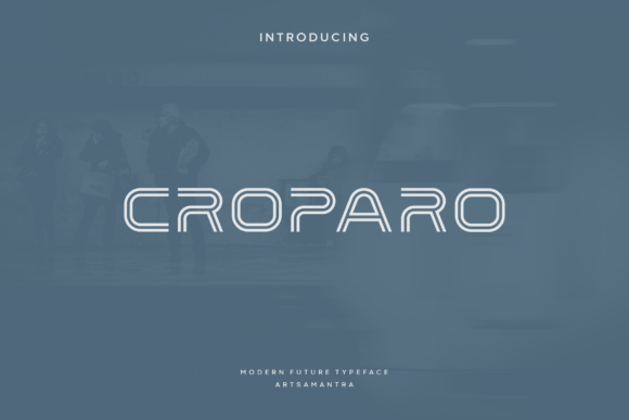 Croparo: A Modern Display Font for Small Business Branding
