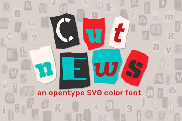 Cut News: A Display Font for Editorial Magic