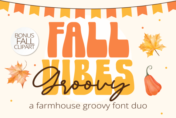 Fall Vibes: A Retro Display Font That Brings Warmth and Groove to Real Branding