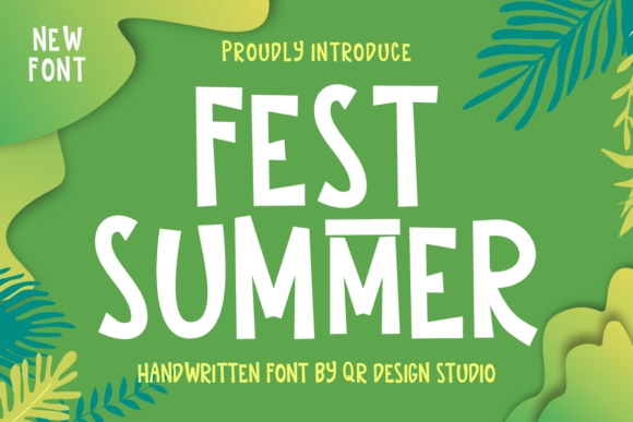 Fest Summer: A Bold, Authentic Display Font for Real Branding