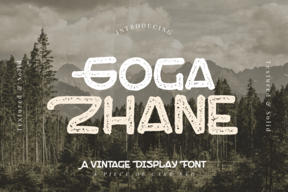 Goga Zhane: A Vintage Display Font That Breathes Life Into Editorial Moments