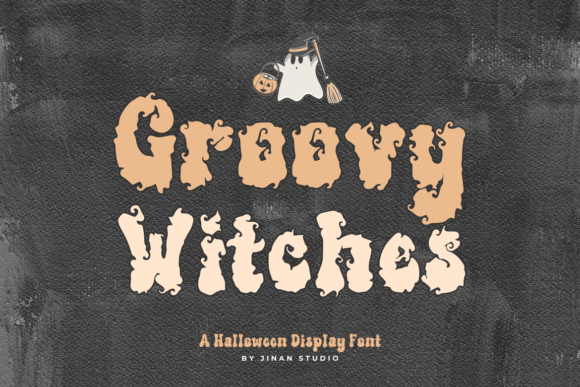 Groovy Witches: A Spooky-Cute Display Font for Brand Consistency