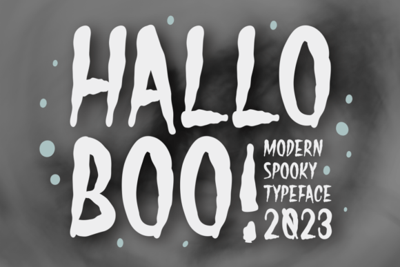 Hallo Boo: A Spooky Display Font for Editorial Halloween Design