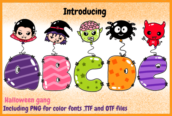 Halloween Gang: A Playful Display Font for Joyful Headlines