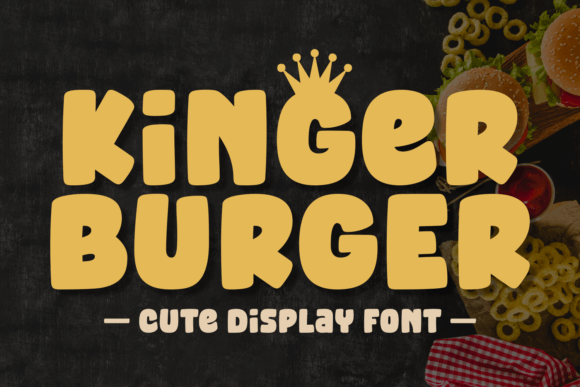 Kinger Burger: A Bold Display Font for Digital Impact