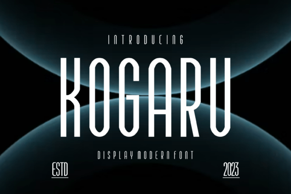 Kogaru: A Modern Display Font That Elevates Digital Branding