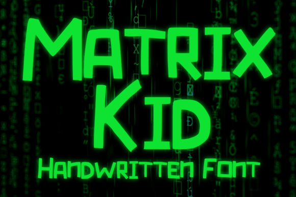 Matrix Kid: A Playful, Polished Display Font for Kid-Friendly Brands