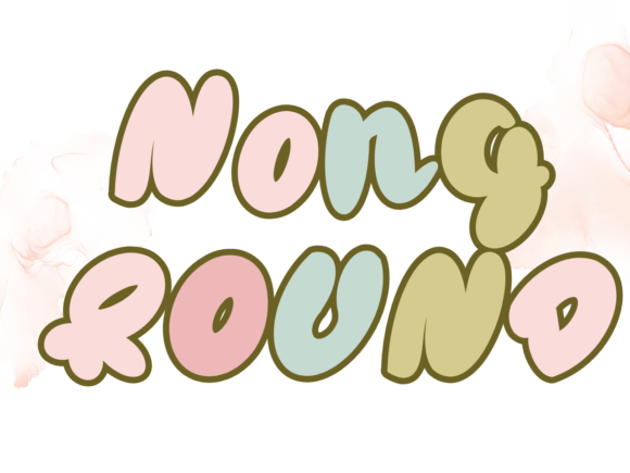 Nong Round: A Playful Display Font for Digital Brands