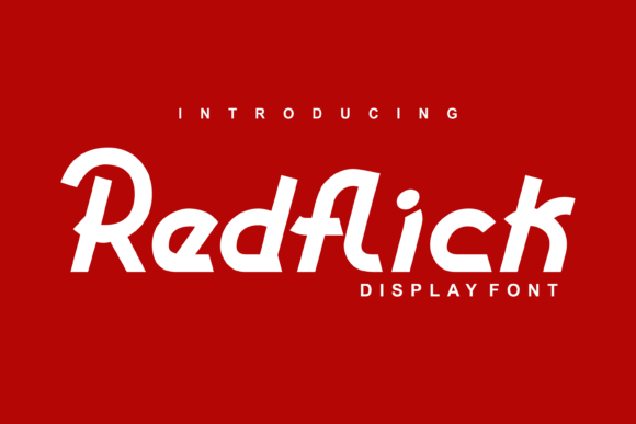 Redflick: A Display Font That Adds Charm Without Chaos