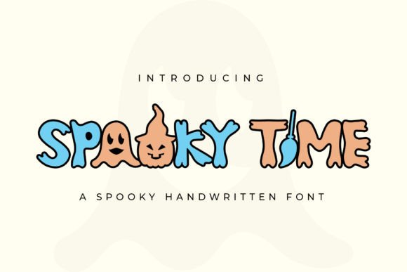 Spooky Time: A Playful Handwritten Display Font for Editorial Charm