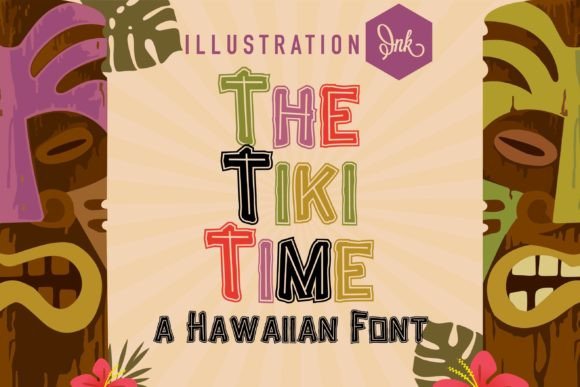 The Tiki Time: A Display Font That Sets the Vibe Before You Read a Word
