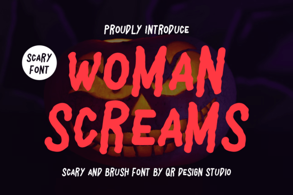 Woman Screams: A Display Font That Grabs Attention—Fast
