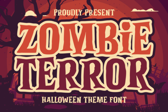 Zombie Terror: A Display Font That Screams Campaign Impact